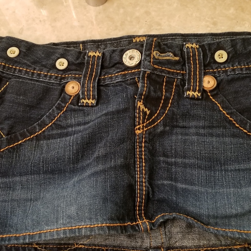 Jean Mini skirt